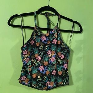 Tropical crop top